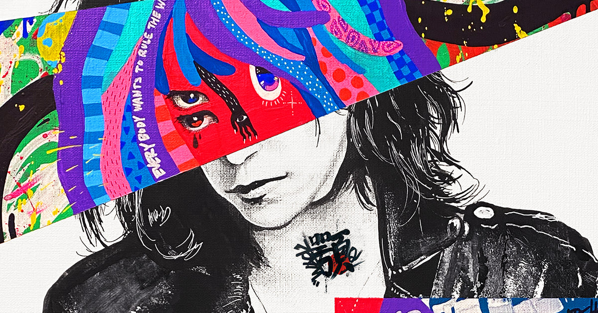 WACK-顎Q : Paths that crossx アート ※一点物 WACK-顎Q : Paths that crossx アート ※一点物 PATHS THAT CROSSx