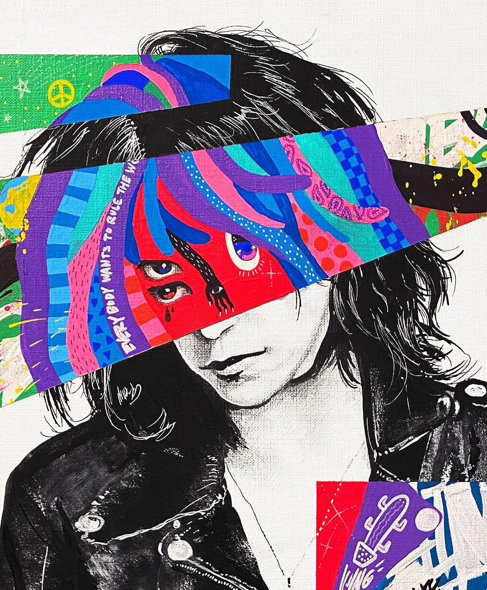 WACK-顎Q : Paths that crossx アート ※一点物 PATHS THAT CROSSx – WACK-顎Q | ART ONLINE STORE